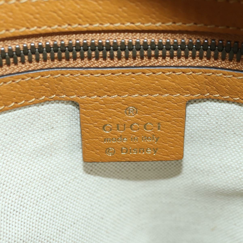 【日本直送】GUCCI Micro GG Supreme Disney 雙肩包 PVC 米色 金色 552884 正品 YKZ1317M-22