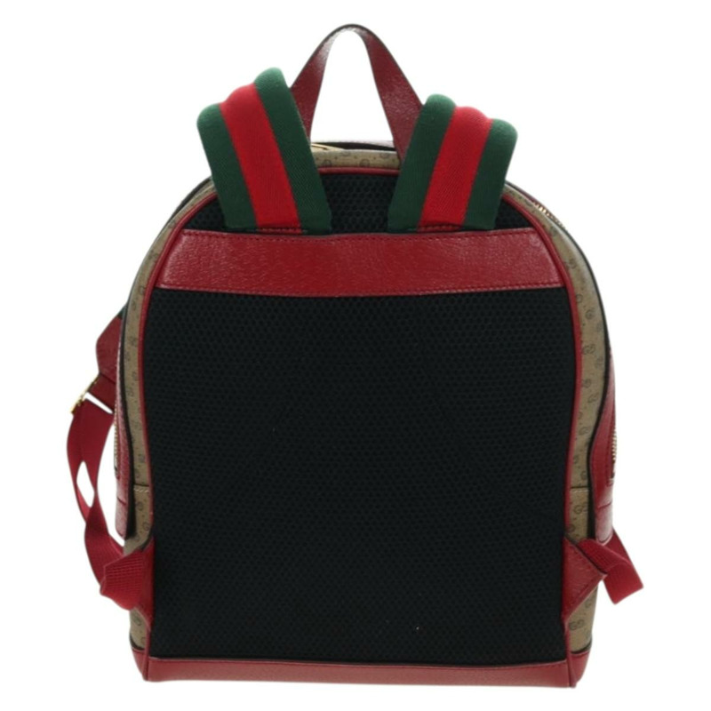 【日本直送】GUCCI Micro GG Supreme哆啦A夢雙肩包 PVC 米色 金色 647816 正品 YKZ1360M-1