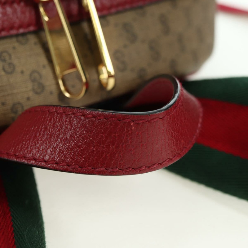 【日本直送】GUCCI Micro GG Supreme哆啦A夢雙肩包 PVC 米色 金色 647816 正品 YKZ1360M-6