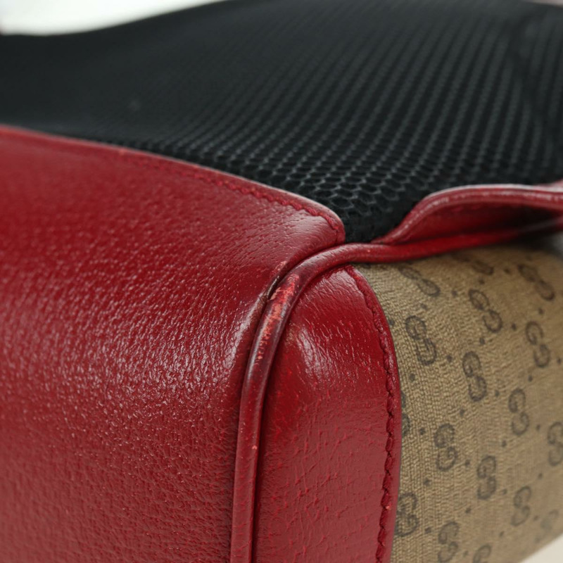 【日本直送】GUCCI Micro GG Supreme哆啦A夢雙肩包 PVC 米色 金色 647816 正品 YKZ1360M-8