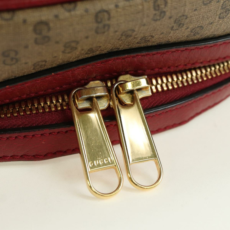 【日本直送】GUCCI Micro GG Supreme哆啦A夢雙肩包 PVC 米色 金色 647816 正品 YKZ1360M-21
