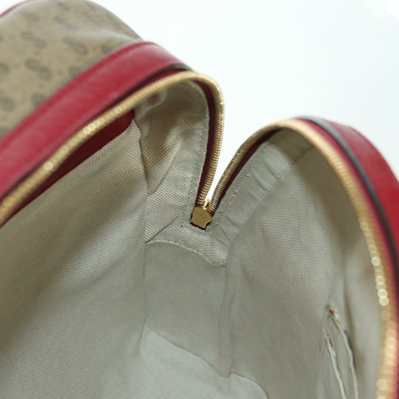 【日本直送】GUCCI Micro GG Supreme哆啦A夢雙肩包 PVC 米色 金色 647816 正品 YKZ1360M-23