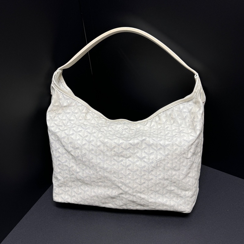 【全球斷貨天菜👏】 Goyard Hobo 經典白 肩背腋下包 （代購13萬多）-7
