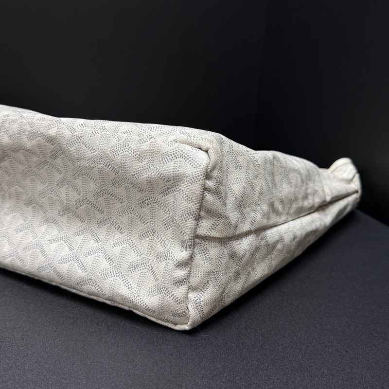 【收訂保留中】 Goyard Hobo 經典白 肩背腋下包 （代購13萬多）-9