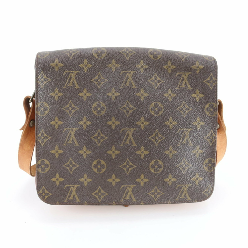 路易威登 Monogram Cartouchiere MM M51253 皮革肩背包/斜背包 男士-1