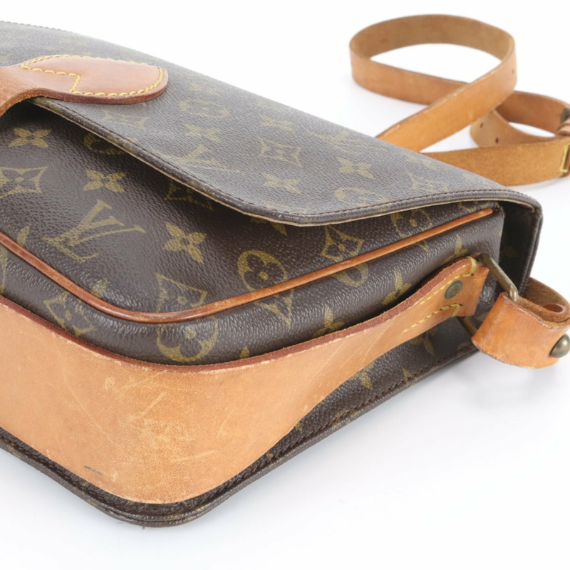 路易威登 Monogram Cartouchiere MM M51253 皮革肩背包/斜背包 男士-2