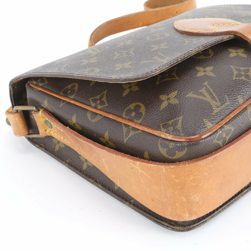 路易威登 Monogram Cartouchiere MM M51253 皮革肩背包/斜背包 男士-4