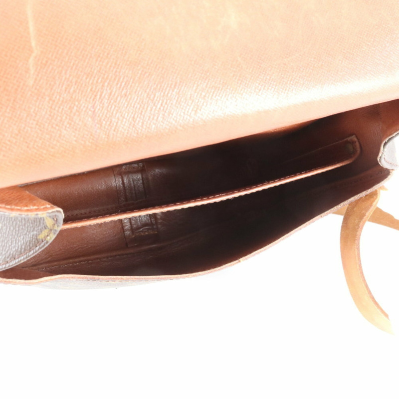 路易威登 Monogram Cartouchiere MM M51253 皮革肩背包/斜背包 男士-5