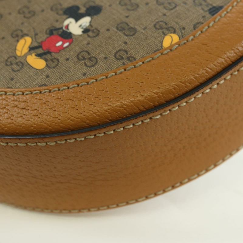 【日本直送】GUCCI Micro GG Supreme Disney 聯名手提包 PVC 米色 603938 正品 YKZ1311M-17