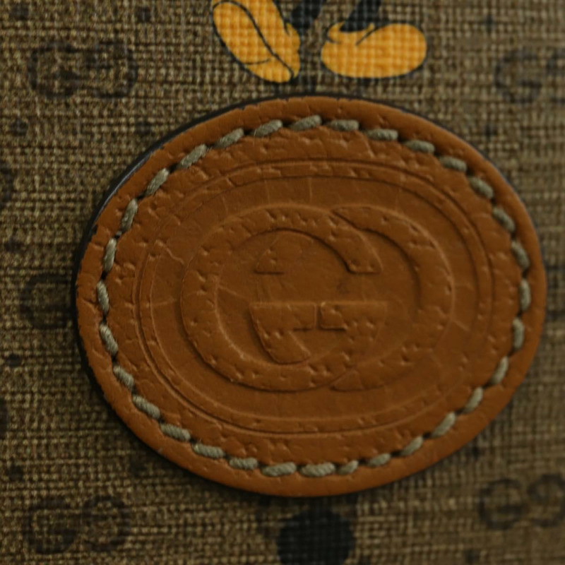 【日本直送】GUCCI Micro GG Supreme Disney 聯名手提包 PVC 米色 603938 正品 YKZ1311M-18