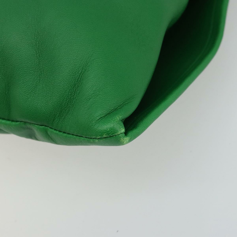 【日本直送】GUCCI 鏈條單肩包 皮革 綠色 金色 290682 正品 YKZ1530A-8