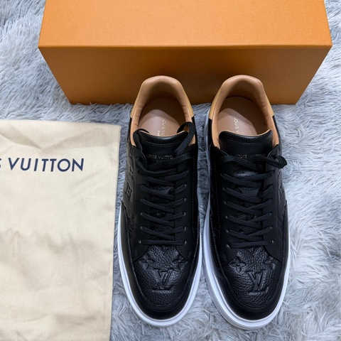 ✨Lv 黑色壓印 Beverly Hills 99新 尺寸8 🖤