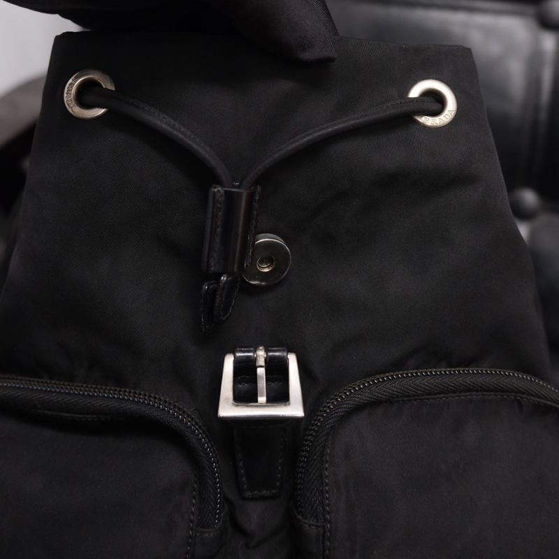 Prada Nylon Vintage Backpack 25 普拉達黑色中古尼龍背包/書包-10