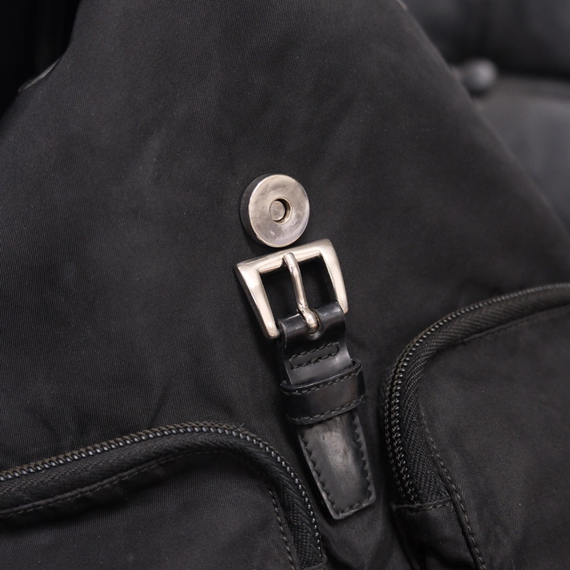 Prada Nylon Vintage Backpack 25 普拉達黑色中古尼龍背包/書包-28