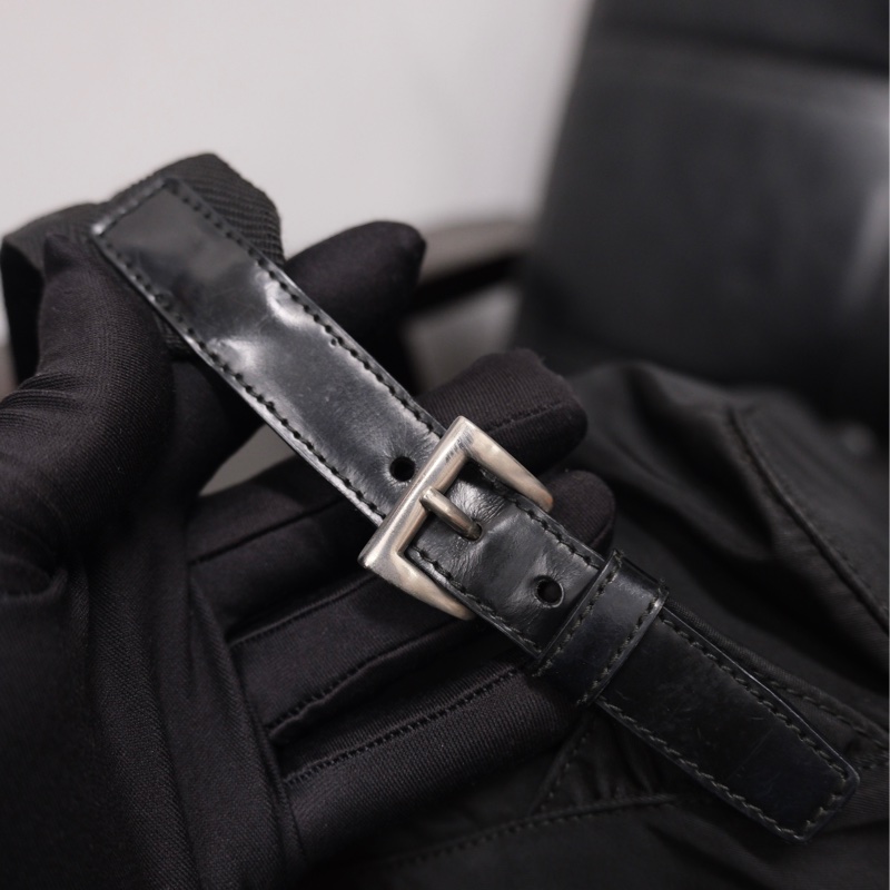 Prada Nylon Vintage Backpack 25 普拉達黑色中古尼龍背包/書包-33