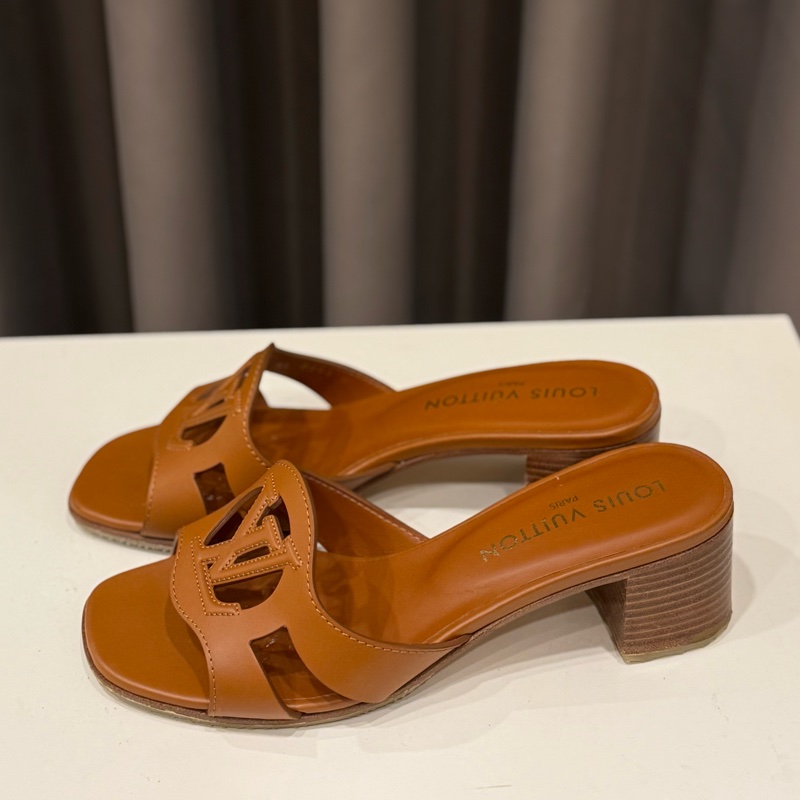 Louis vuitton路易威登 Lv lsola粗根涼鞋 38號-2