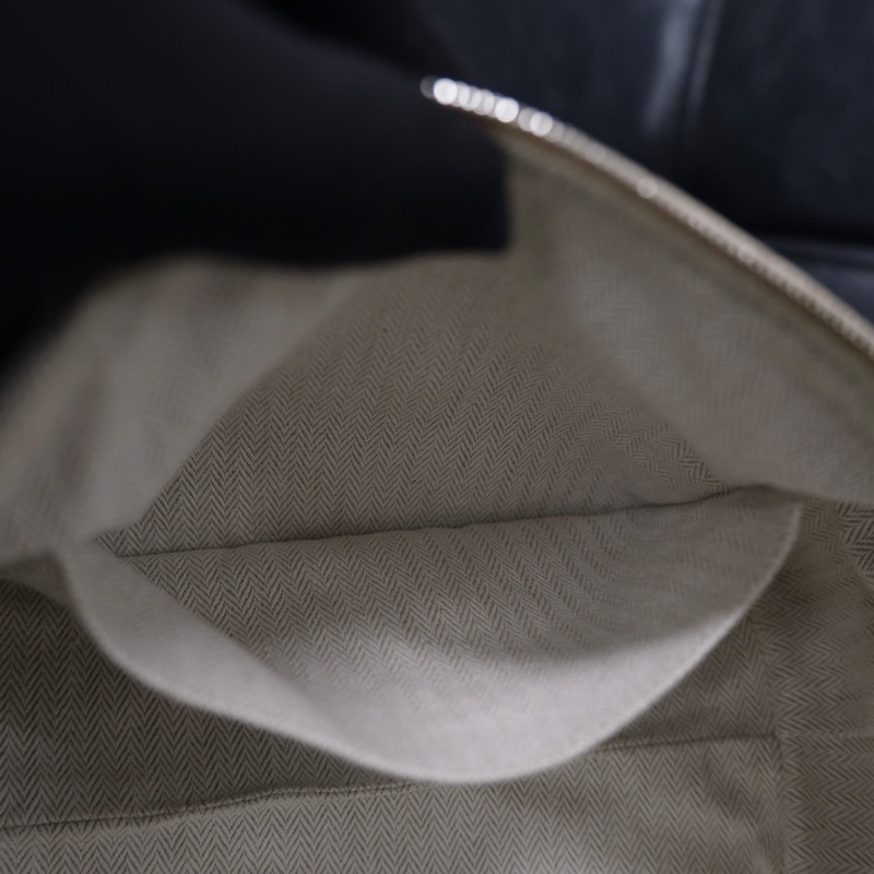 Hermes Brid A Black PM Canvas White Silver 愛馬仕米色帆布飯盒包-17