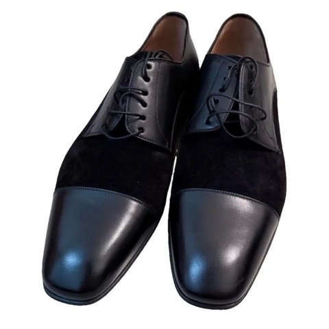 全新 Christian Louboutin 黑拼色牛津鞋