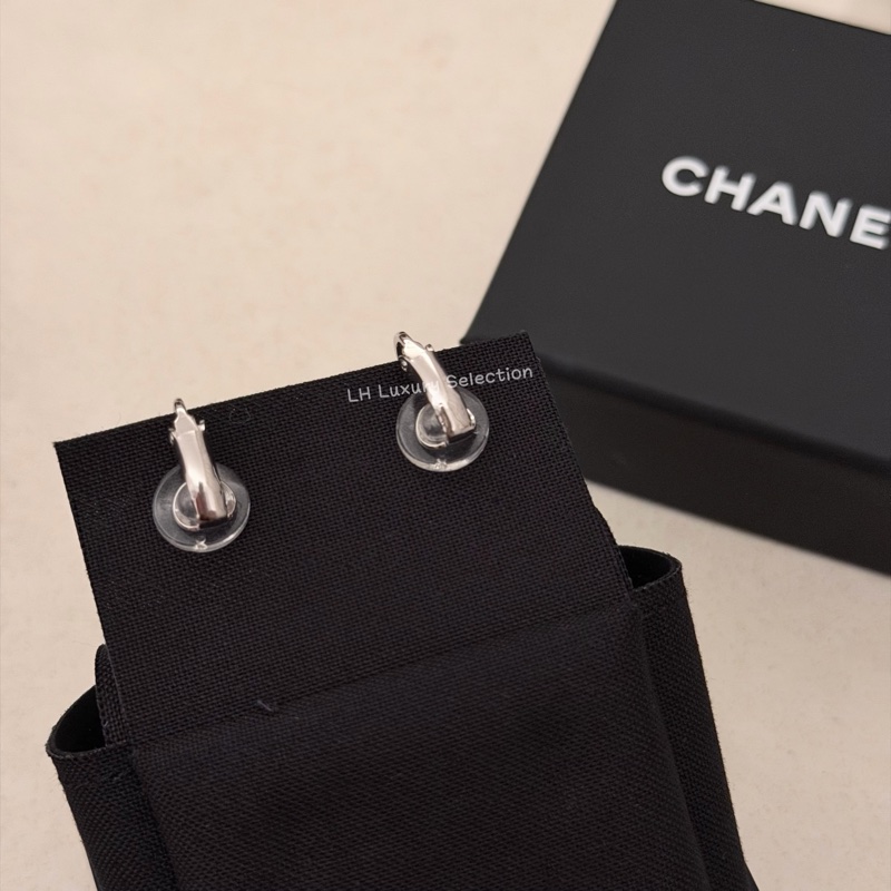CHANEL26p愛心水鑽雙clogo耳夾💎【沒有耳洞的仙女們快來～😍】-1