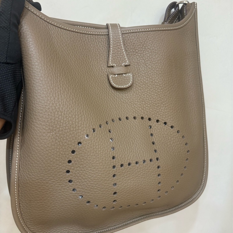 愛馬仕 HERMES Evelyne 29 -大象灰-0