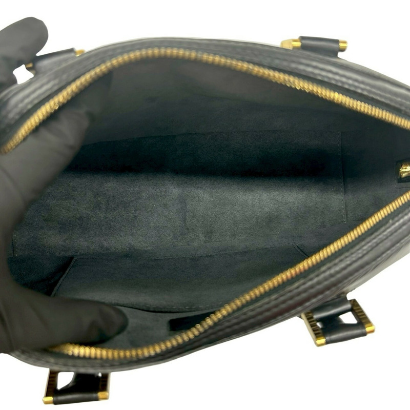 路易威登 Vintage Jasmine Epi 皮革波士頓包 黑色 39343-8