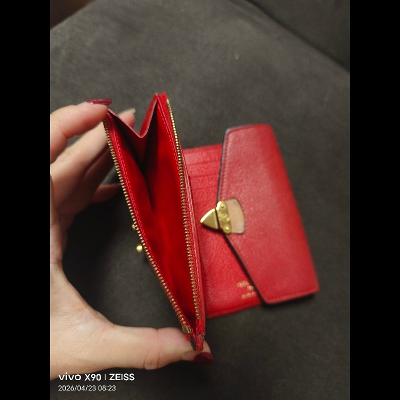 LV pallas三折領錢/短夾錢包-3