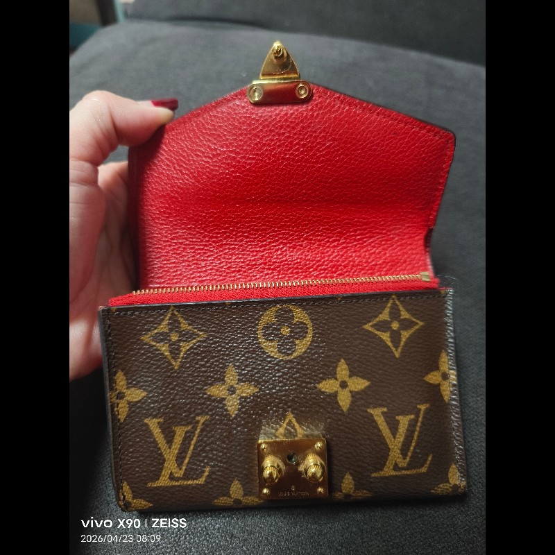 LV pallas三折領錢/短夾錢包-4