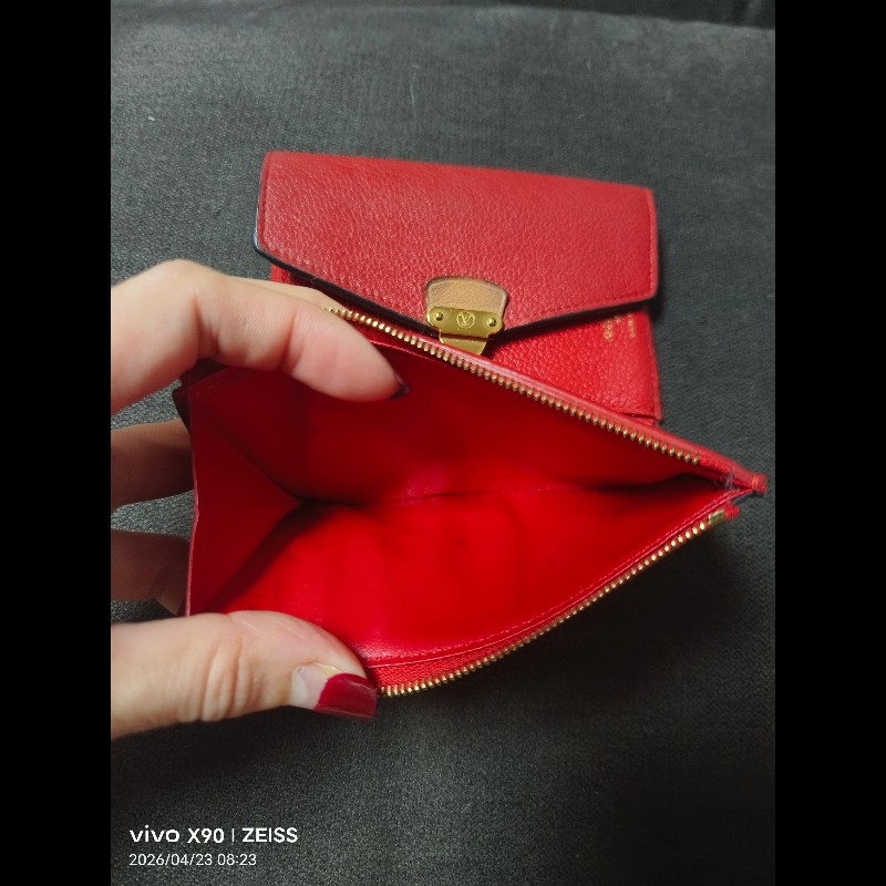 LV pallas三折領錢/短夾錢包-7