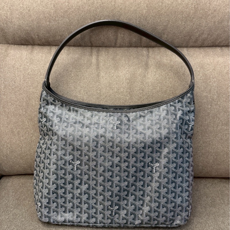 Goyard灰色hobo包-0