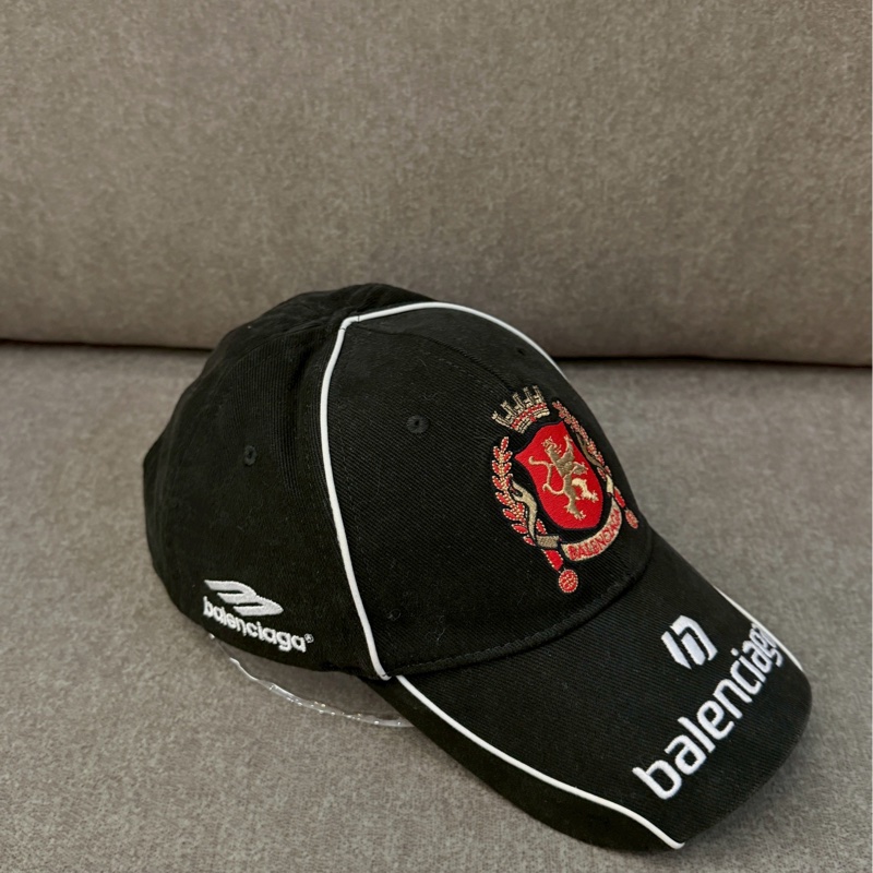 巴黎世家黑色足球帽帽-2