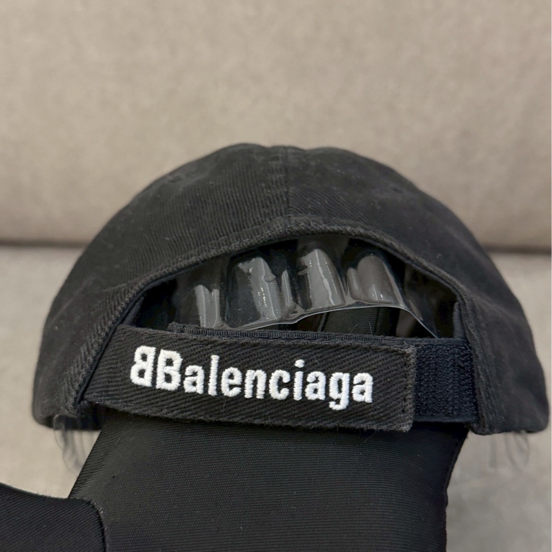 巴黎世家黑色足球帽帽-3