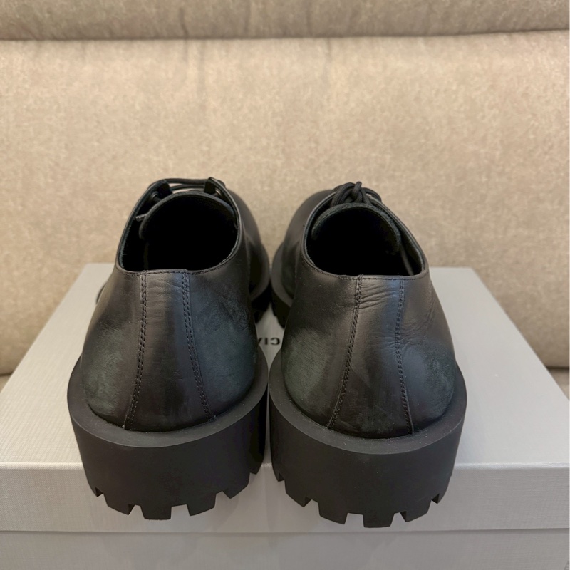 巴黎世家derby做舊皮鞋-2