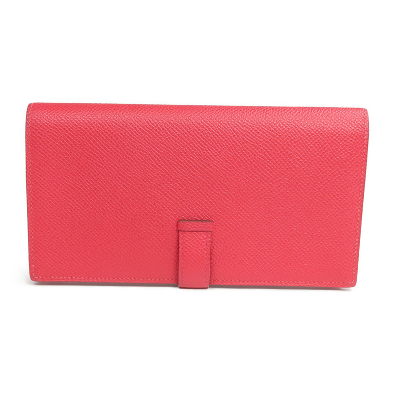 HERMES Epsom皮革Bearn Wallet長錢包Framboise-2