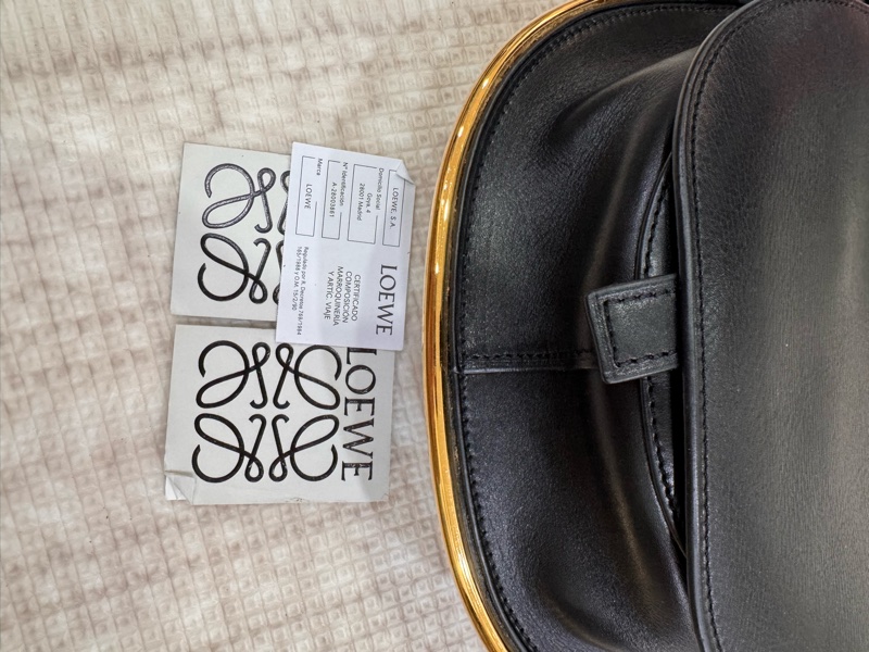 Loewe gate bag 黑色-5
