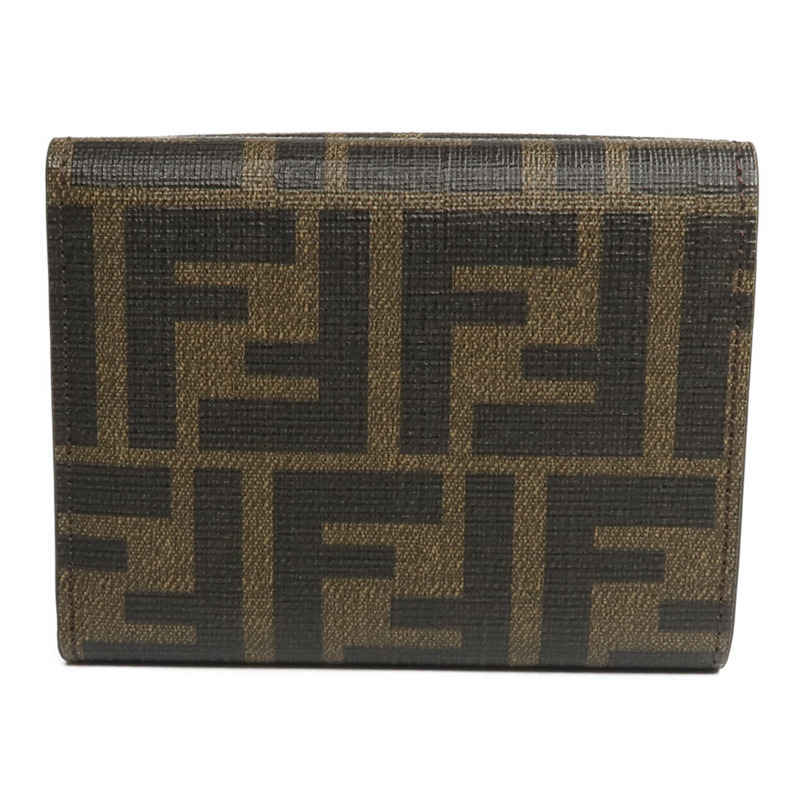 FENDI 塗層帆布Monster Eyes Wallet錢包-2