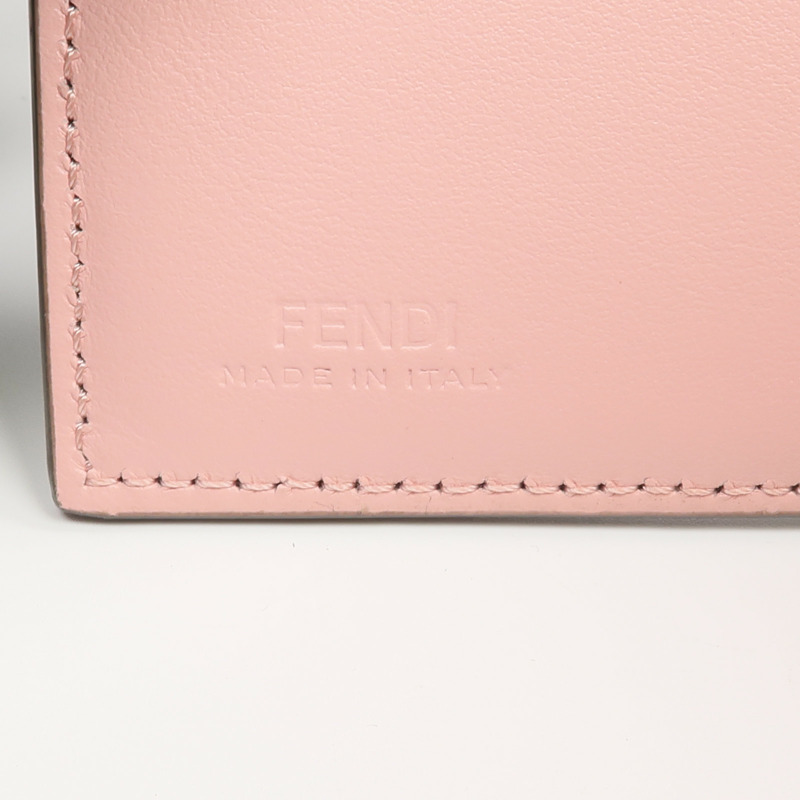 FENDI 塗層帆布Monster Eyes Wallet錢包-6