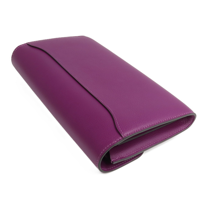 HERMES Evercolor皮革Constance Long Wallet長錢包-4