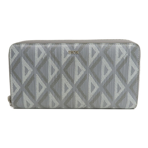 Dior 塗層帆布CD Diamond Long Wallet長錢包