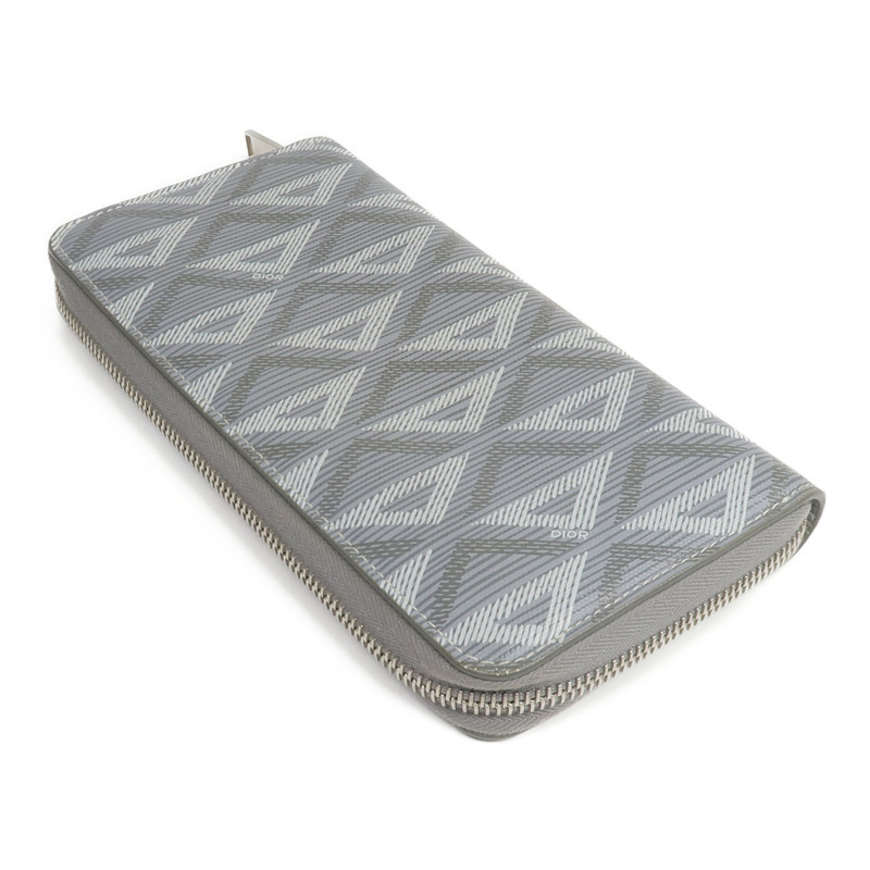 Dior 塗層帆布CD Diamond Long Wallet長錢包-4