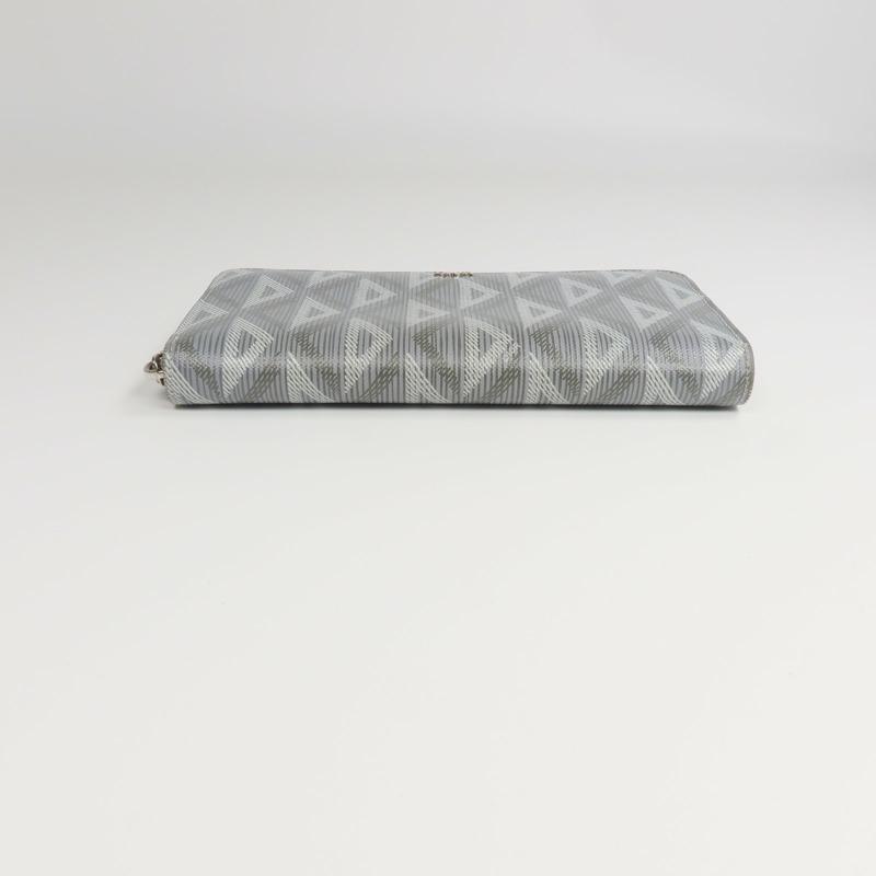 Dior 塗層帆布CD Diamond Long Wallet長錢包-8