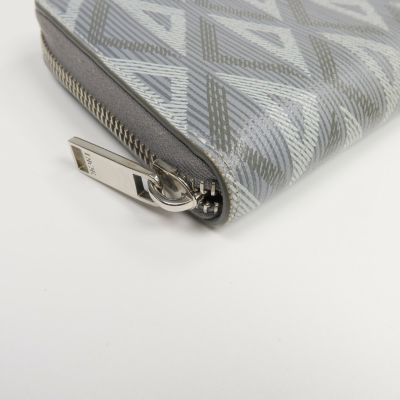 Dior 塗層帆布CD Diamond Long Wallet長錢包-10