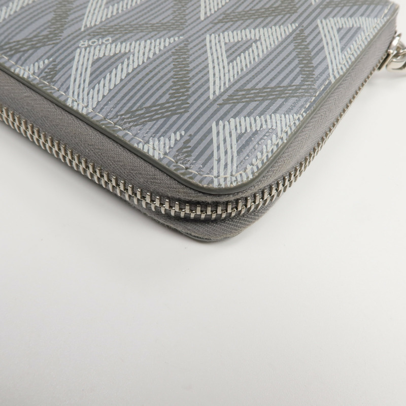 Dior 塗層帆布CD Diamond Long Wallet長錢包-12