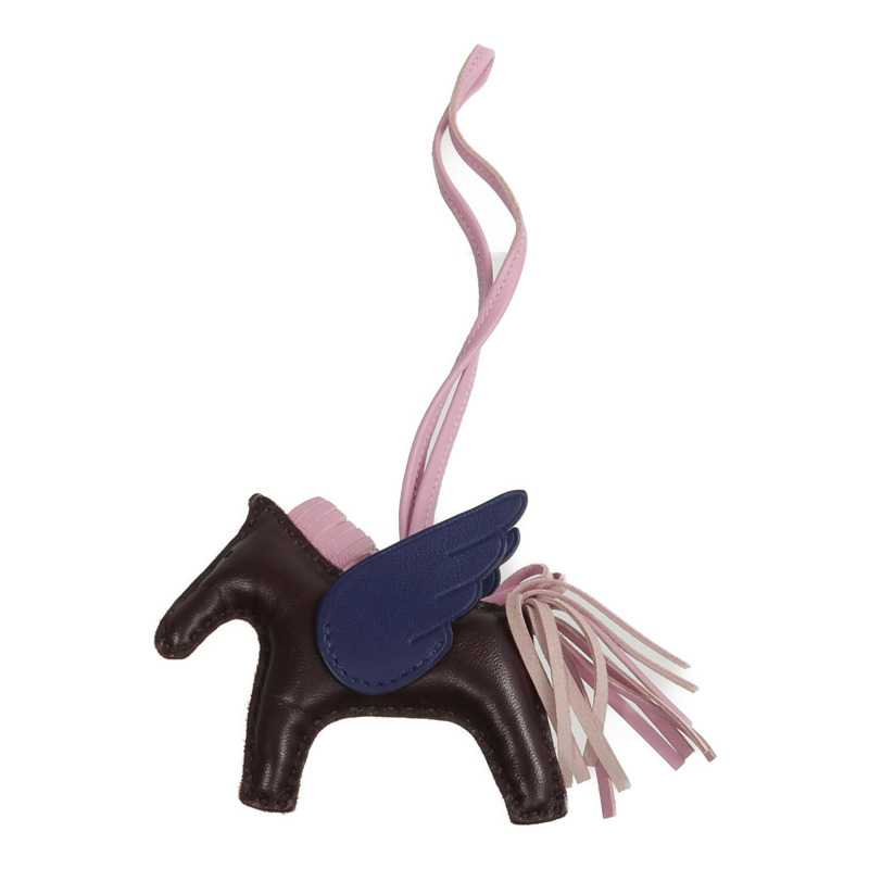 HERMES Milo皮革Rodeo Pegase PM掛飾-1