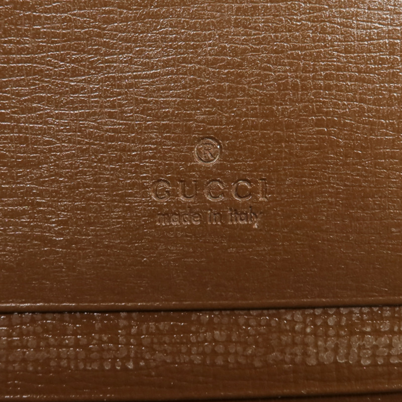 GUCCI 塗層帆布Jackie 1961 Card Case Wallet錢包-6