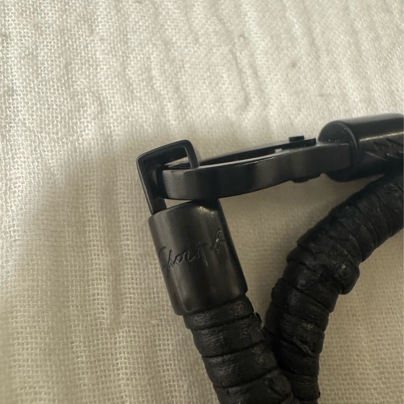 agnes b 黑色手環-2