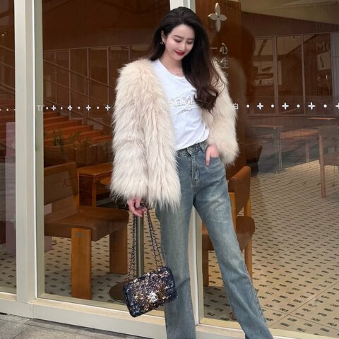 CHANEL 亮片CF大mini肩背斜背包20*13*5 99新配件塵袋 保卡