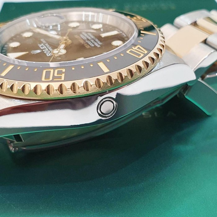 【大眾名錶】 ROLEX 勞力士 126603 Sea-Dweller 2019/06卡 單金海使 排氦氣閥 大眾名錶B1228-5