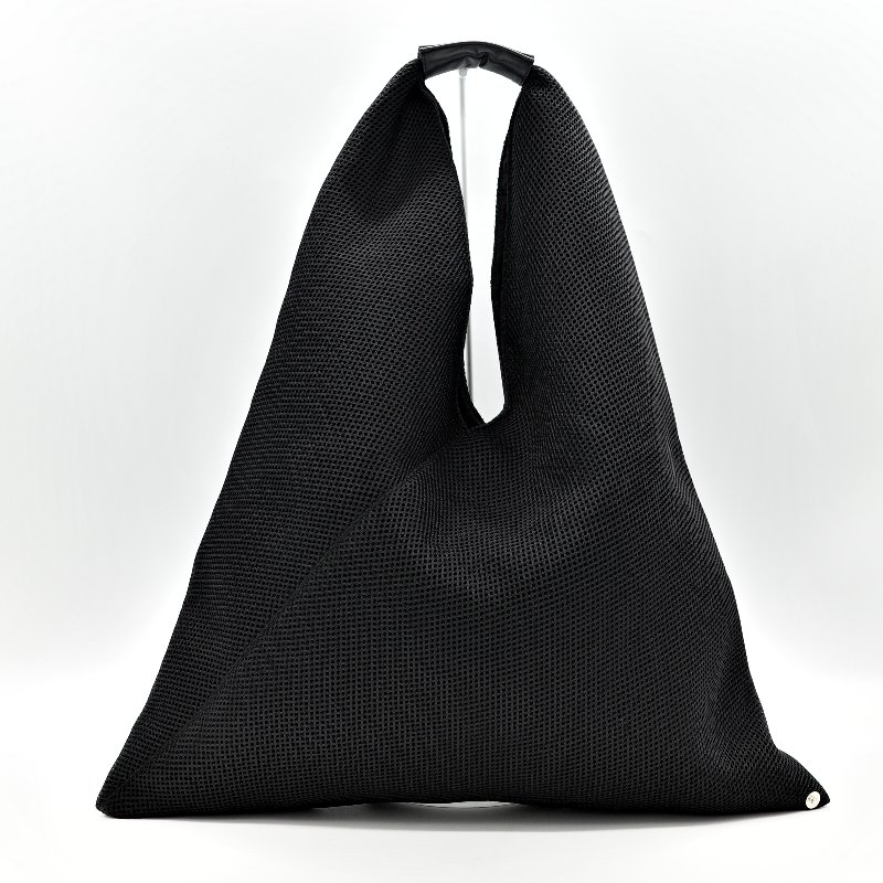 Maison Margiela MM6 黑色 三角 托特包 網布材質-1