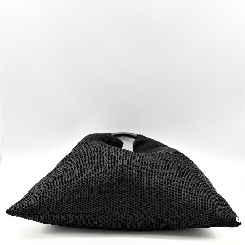 Maison Margiela MM6 黑色 三角 托特包 網布材質-4