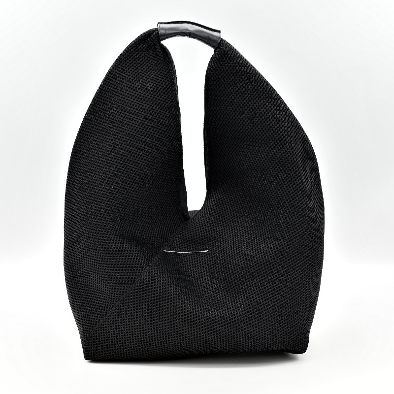 Maison Margiela MM6 黑色 三角 托特包 網布材質-6